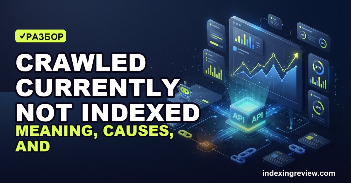 Crawled Currently Not Indexed: Meaning, Causes, and Proven Fixes